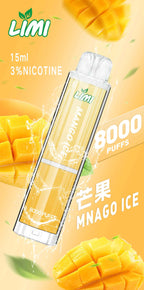 LIMI發光拋棄式8000口 一次性電子煙 辣妹發光桿-VAKAVAPE糖果屋