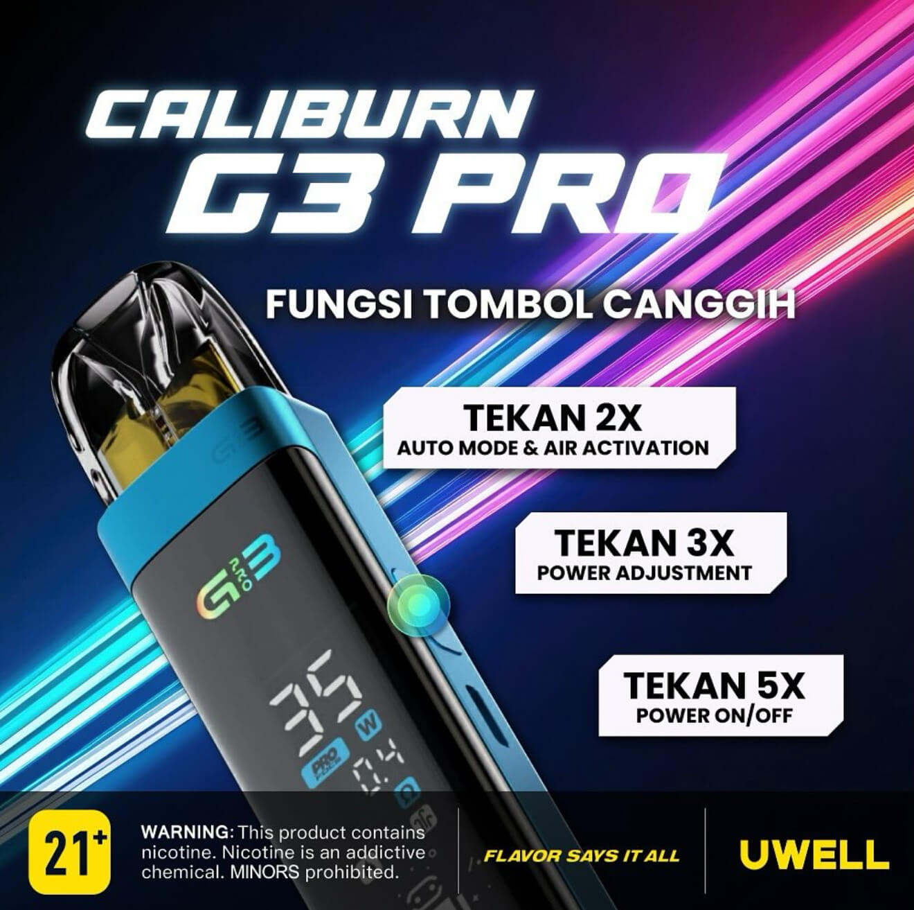 UWELL Caliburn G3 Pro 咖哩棒 套裝